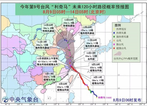 紧急！超强台风"利奇马"+大暴雨登陆，请
