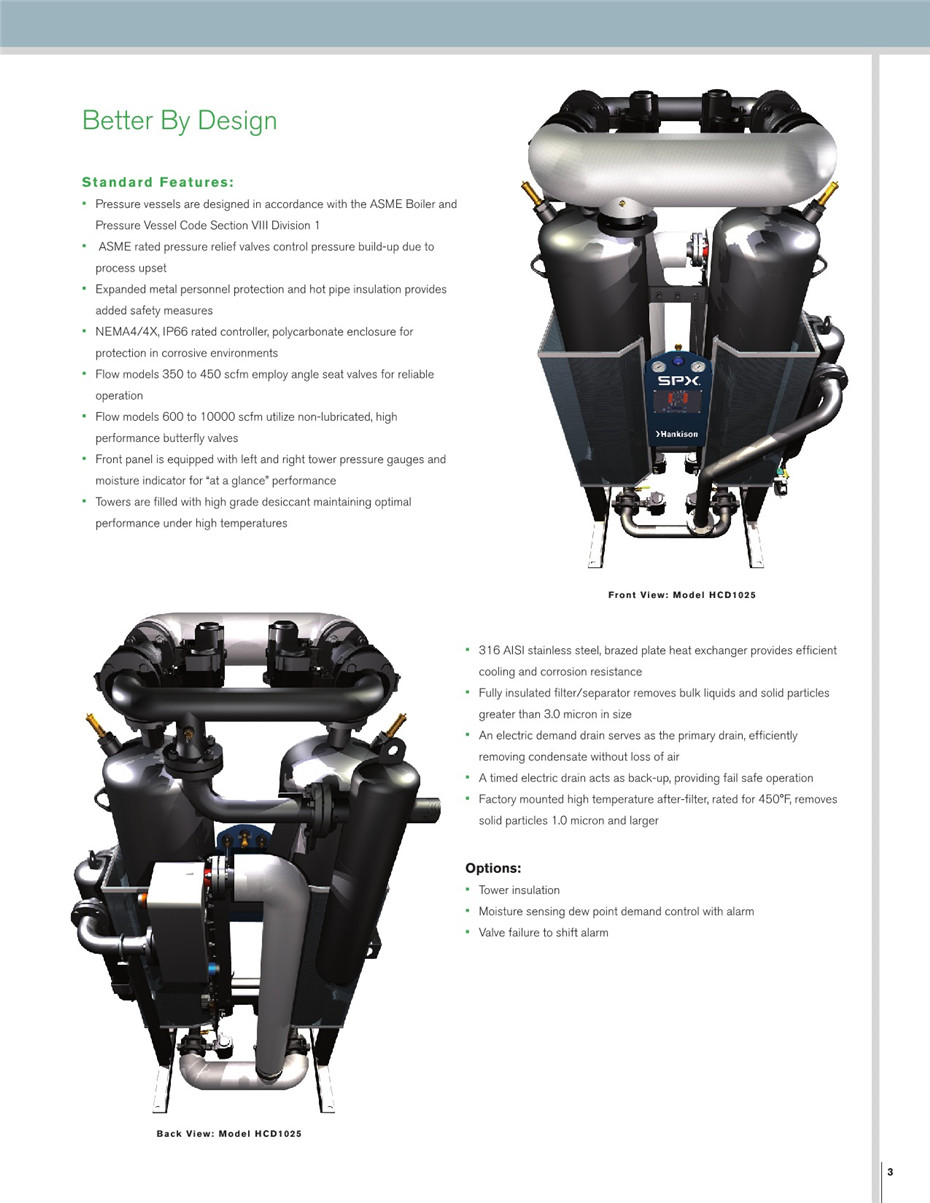 HCD系列压缩热吸附式空气干燥器