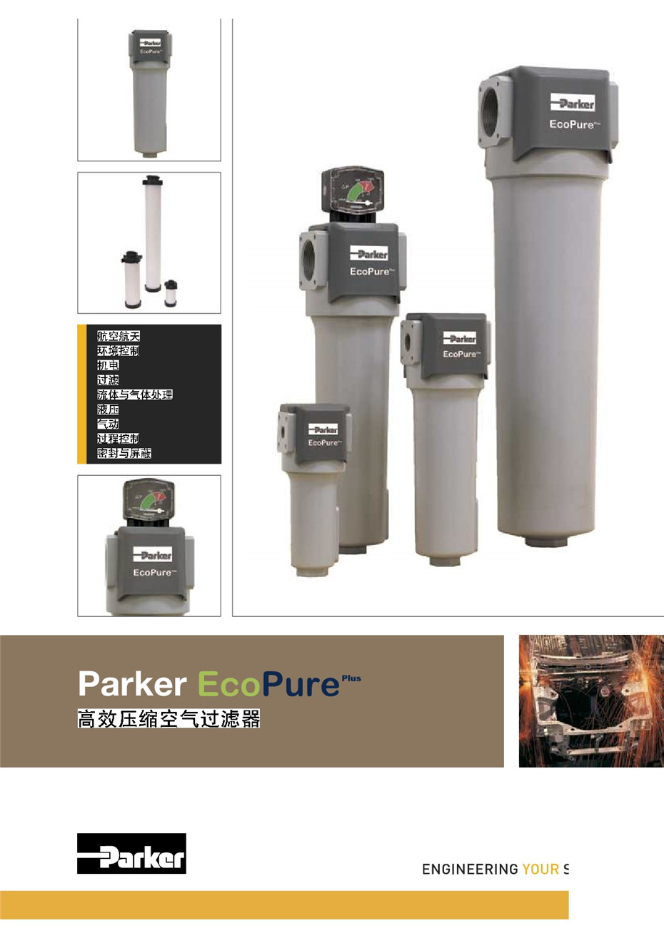 PARKER新款过滤器---ECOPURE